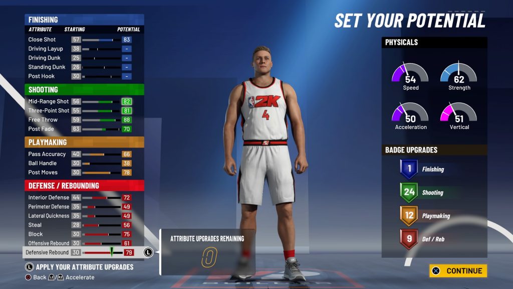 nba 2k21 3 point rating